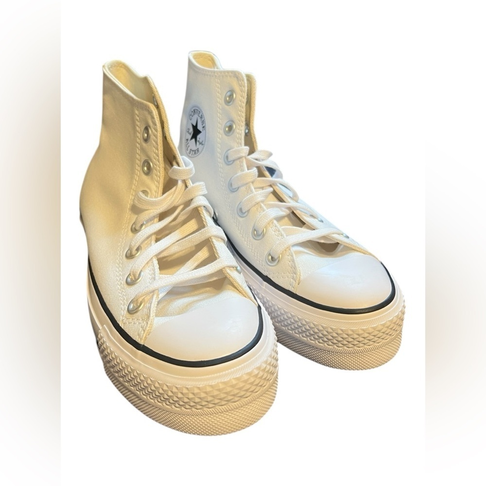 Converse CTAS Lift Hi Chuck Taylor All Star Platform Sneakers – Women’s 7.5 - Picture 2 of 8